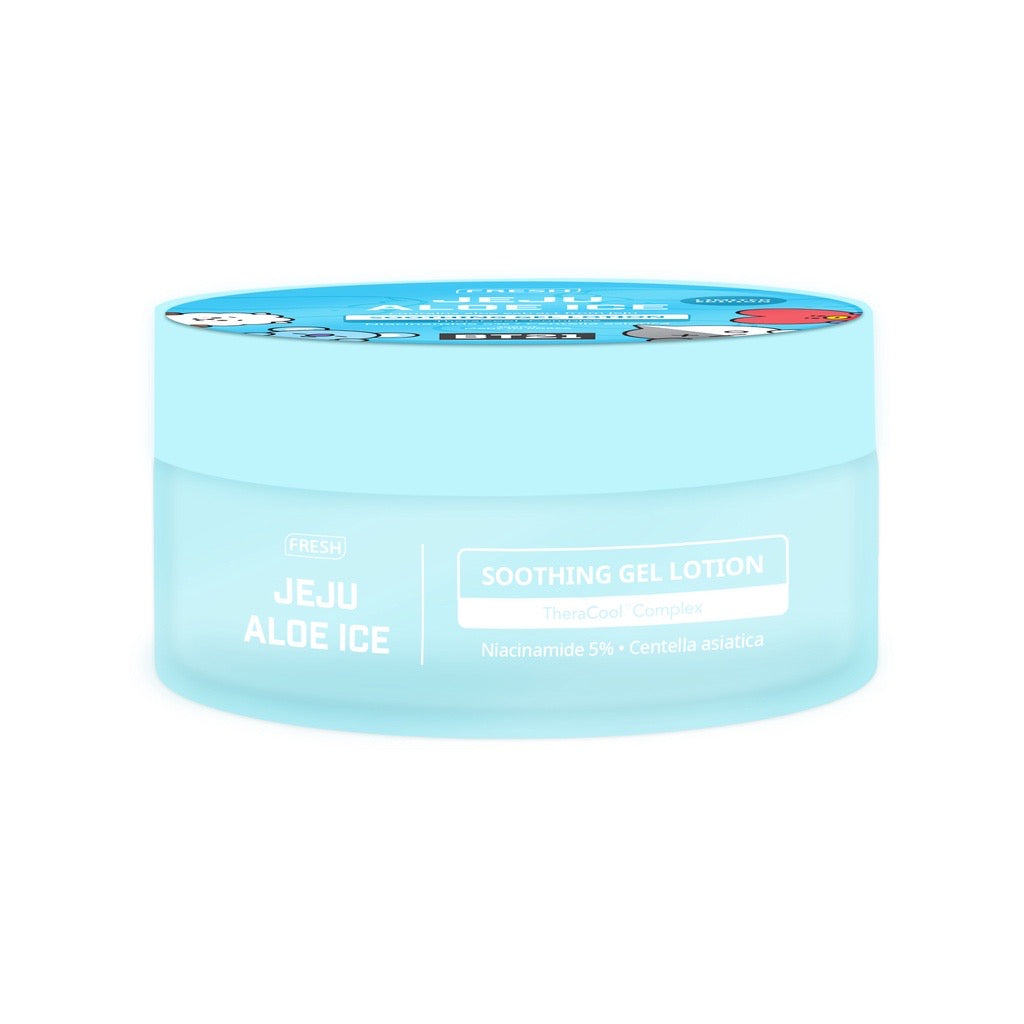 FRESH with BT21 Jeju Aloe Ice Soothing Gel Lotion 300ml (Limited Edition) - La Belleza AU Skin & Wellness