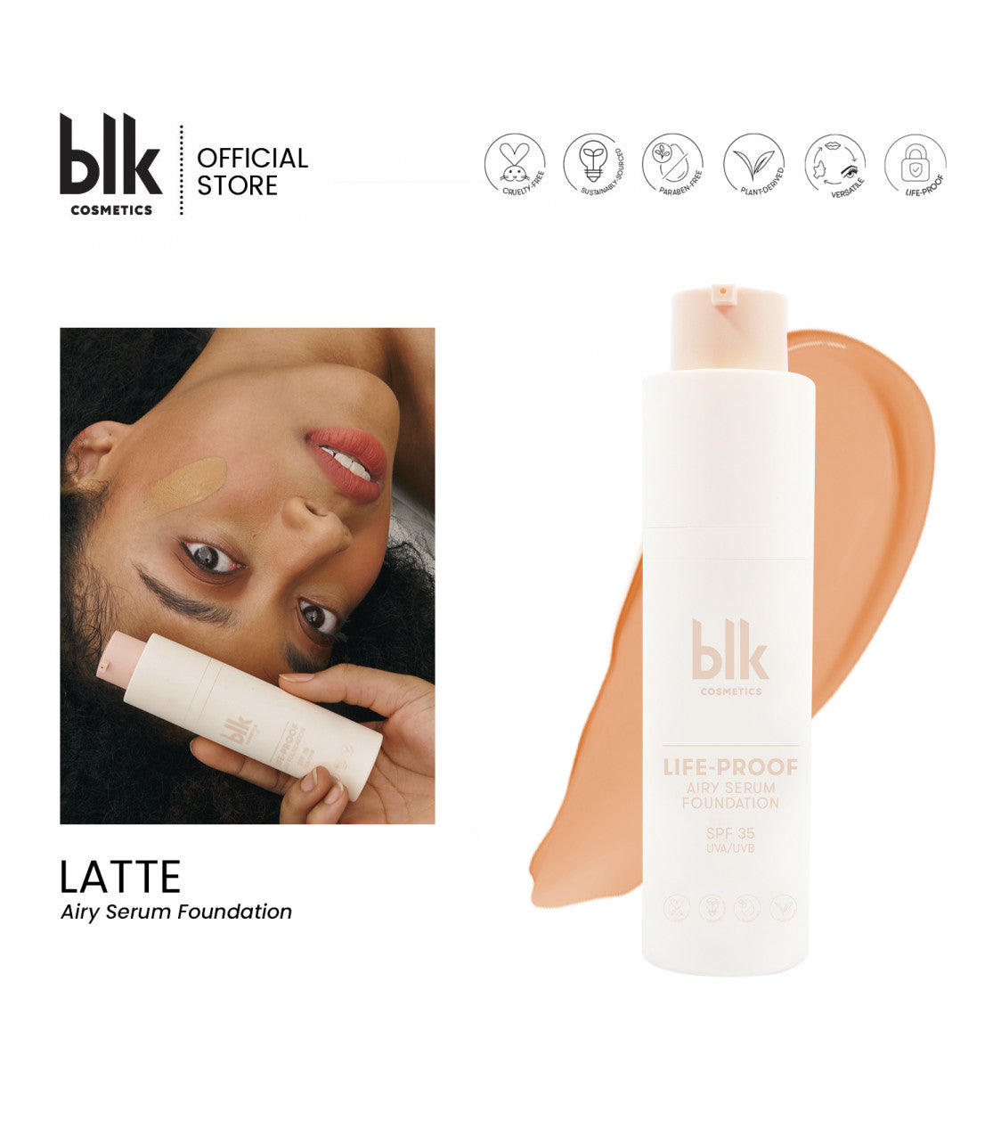 BLK Daydream Life-Proof Airy Serum Foundation - La Belleza AU Skin & Wellness