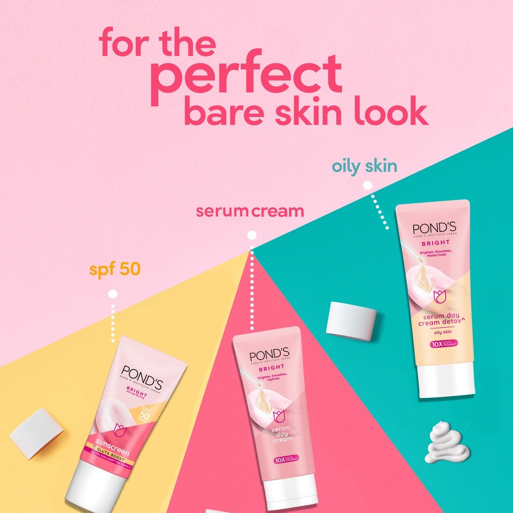 PONDS Bright Serum Day Cream 40g (EXP Aug/2023) - La Belleza AU Skin & Wellness