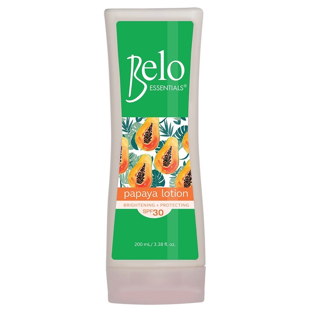 Belo Essentials Papaya Lotion SPF30 200ml - La Belleza AU Skin & Wellness