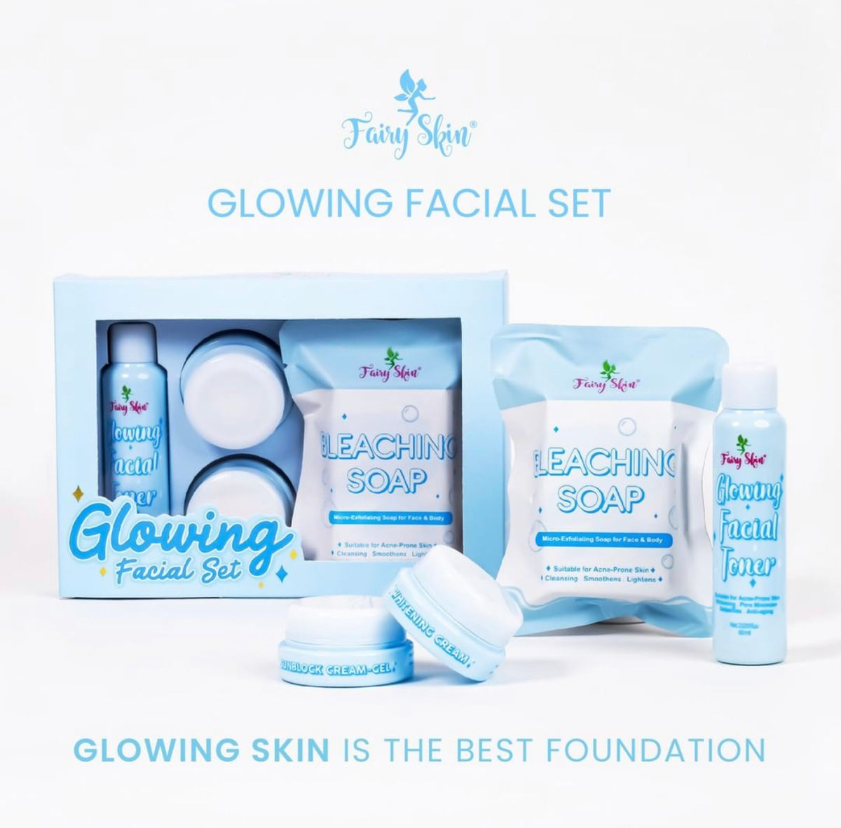 Fairy Skin Glowing Set (New Packaging) - La Belleza AU Skin & Wellness