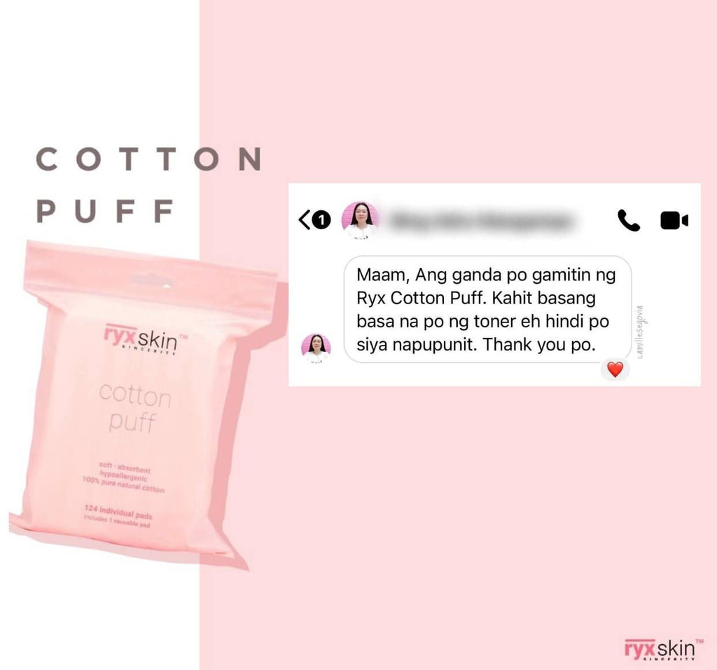 Cotton Puffs (124 pads + 1 reusable pad) - La Belleza AU Skin & Wellness