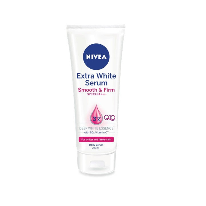 NIVEA Extra White Serum Smooth & Firm SPF33 PA+++ 200ml - La Belleza AU Skin & Wellness