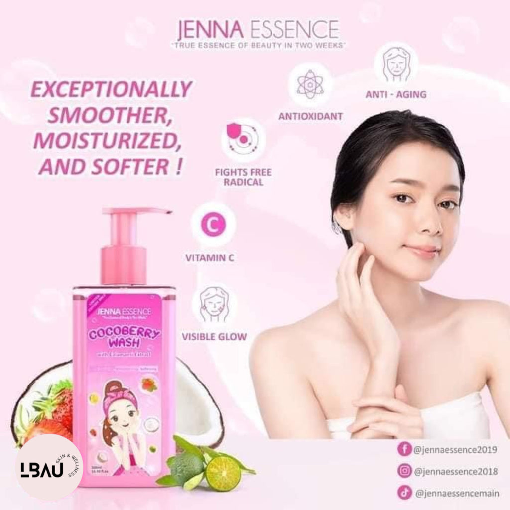 Cocoberry Wash by Jenna Essence 250ml - La Belleza AU Skin & Wellness