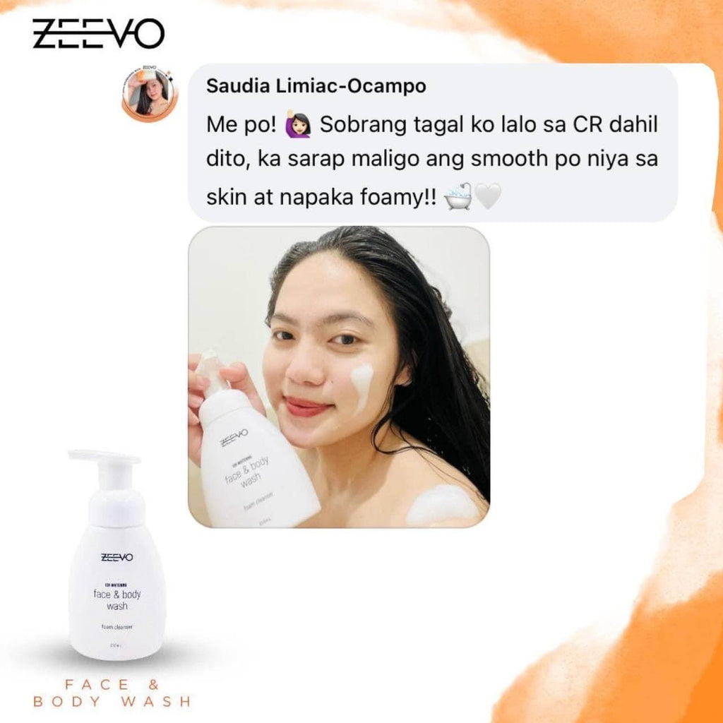 Zeevo Kojic Face & Body Wash 250ml - La Belleza AU Skin & Wellness