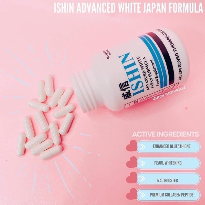 ISHIN Advanced White Japan Formula (60 Capsules) - La Belleza AU Skin & Wellness