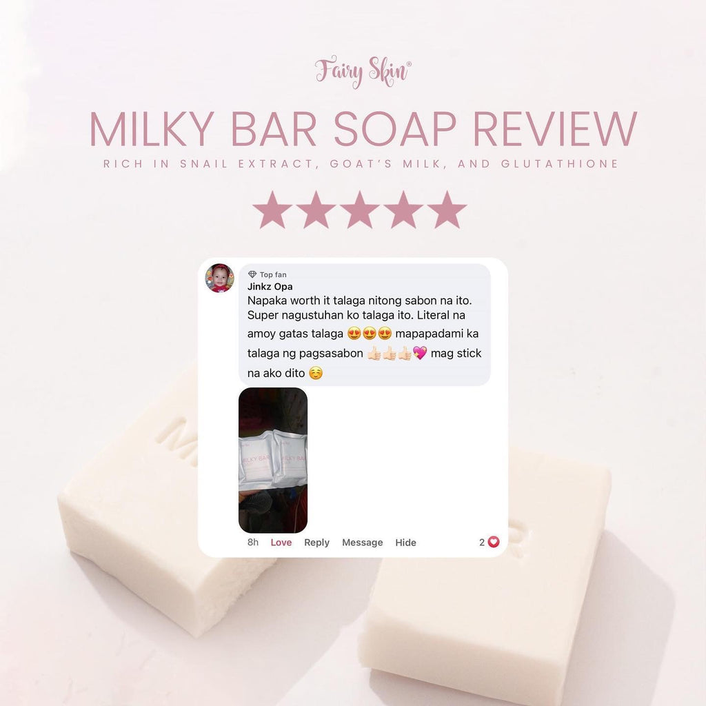 Fairy Skin Milky Bar Soap - La Belleza AU Skin & Wellness