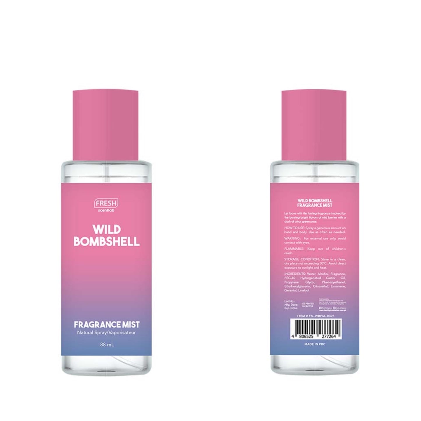 FRESH Scentlab Fragrance Mist 88ml - La Belleza AU Skin & Wellness