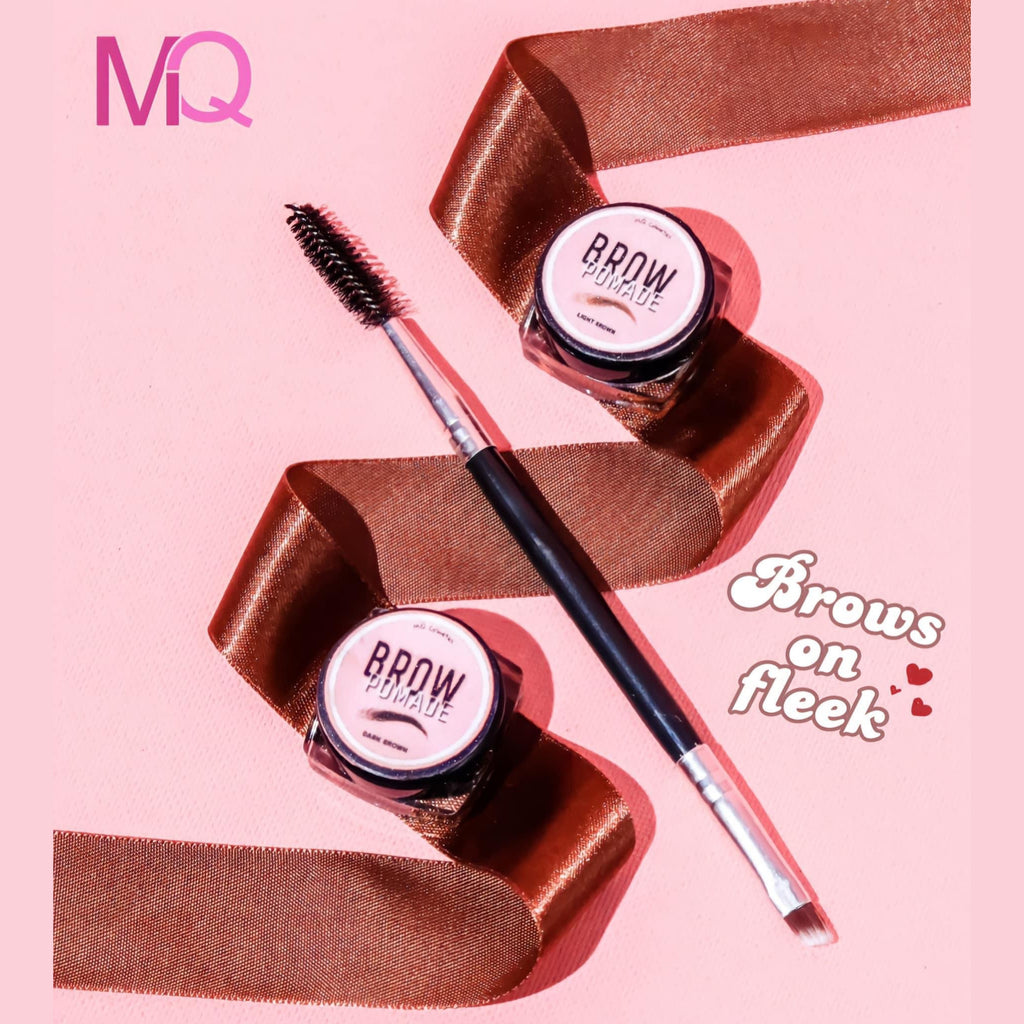 MQ Cosmetics Brow Pomade with FREE Spoolie (IMPROVED FORMULA) - La Belleza AU Skin & Wellness