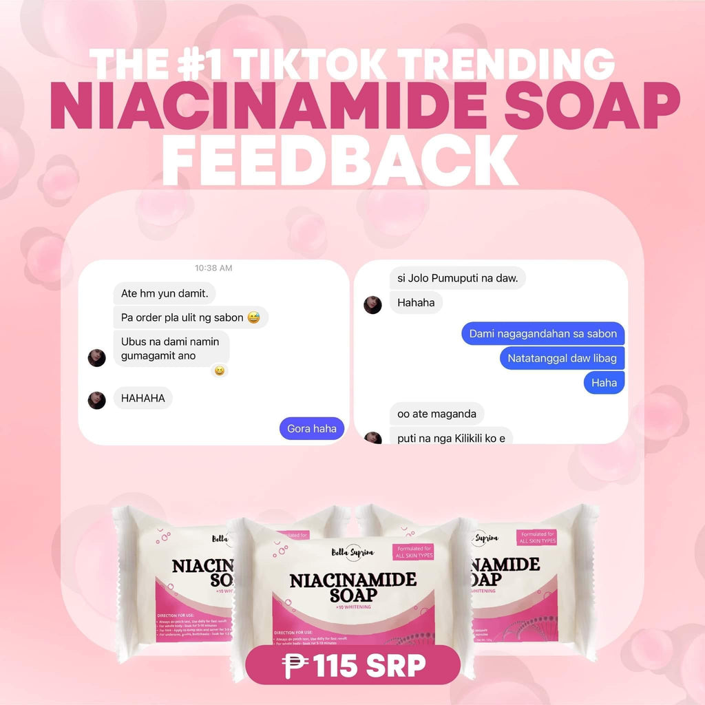 Niacinamide Whip Soap by Beautysup.ph 135g (New and Improved) - La Belleza AU Skin & Wellness