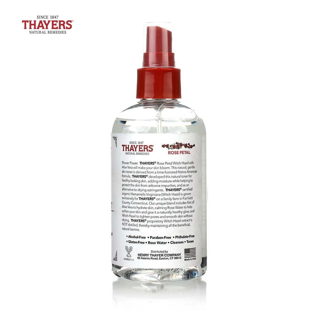 Thayers Witch Hazel Alcohol Free Rose Petal Face Mist 237ml - La Belleza AU Skin & Wellness