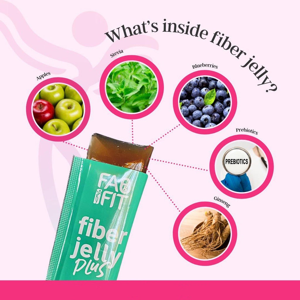 Fab & Fit Fiber Jelly Plus 10s - La Belleza AU Skin & Wellness