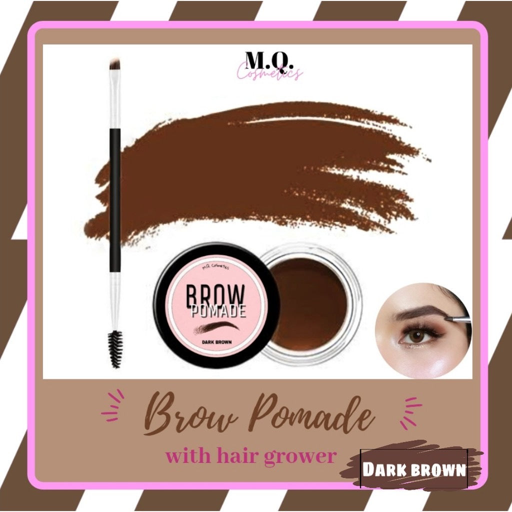 MQ Cosmetics Brow Pomade with FREE Spoolie (IMPROVED FORMULA) - La Belleza AU Skin & Wellness