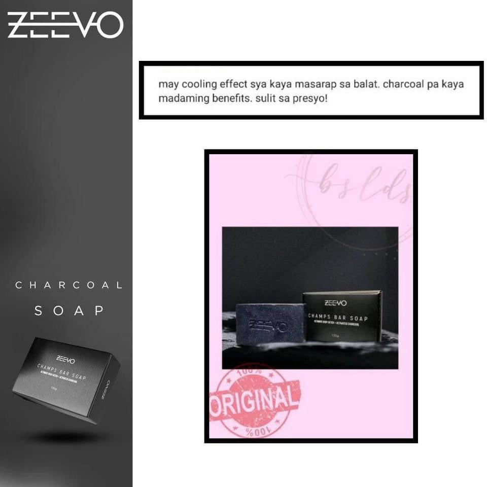 ZEEVO Champs Bar Soap 135 - La Belleza AU Skin & Wellness