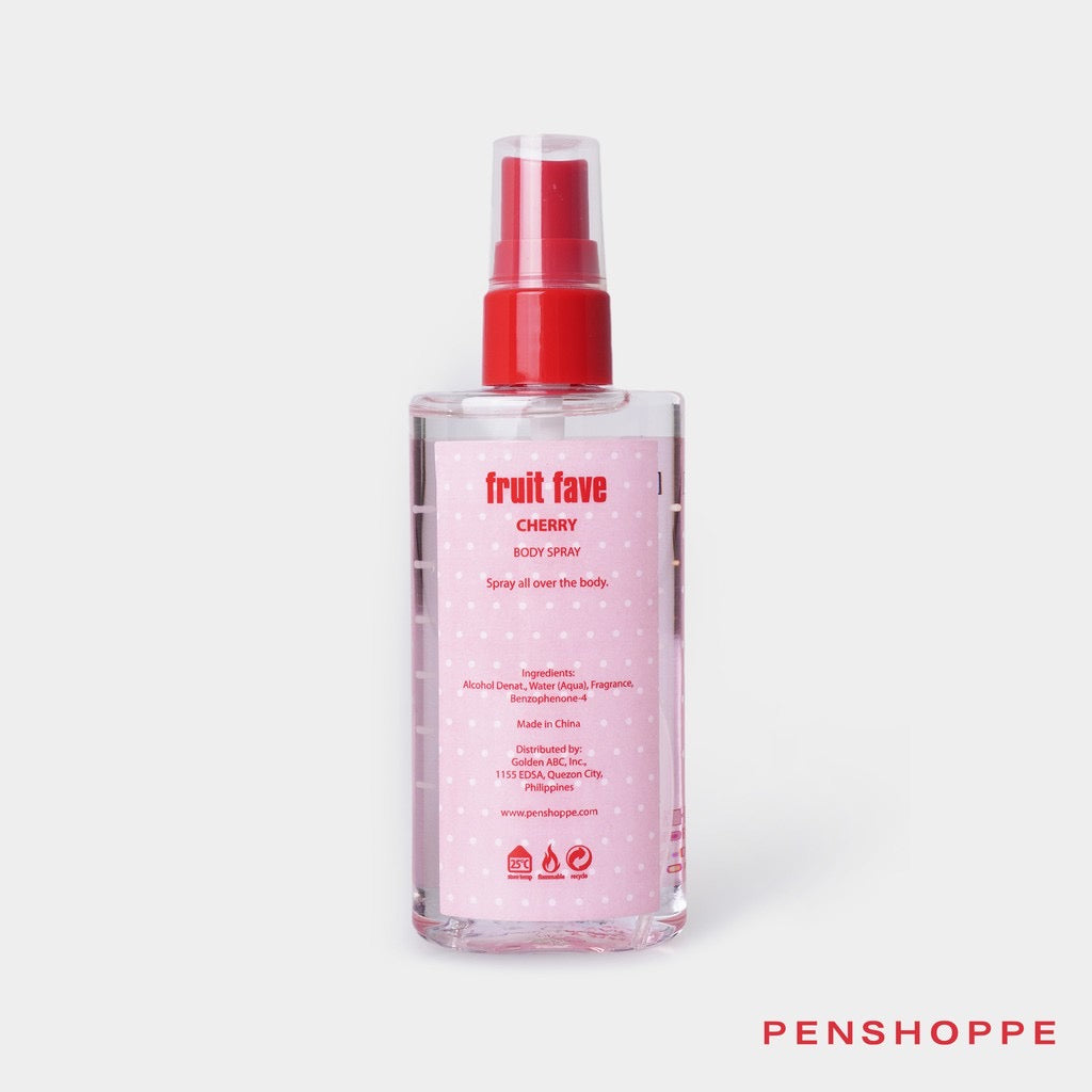 Penshoppe Fruit Fave Cherry Body Spray For Women 100ml - La Belleza AU Skin & Wellness