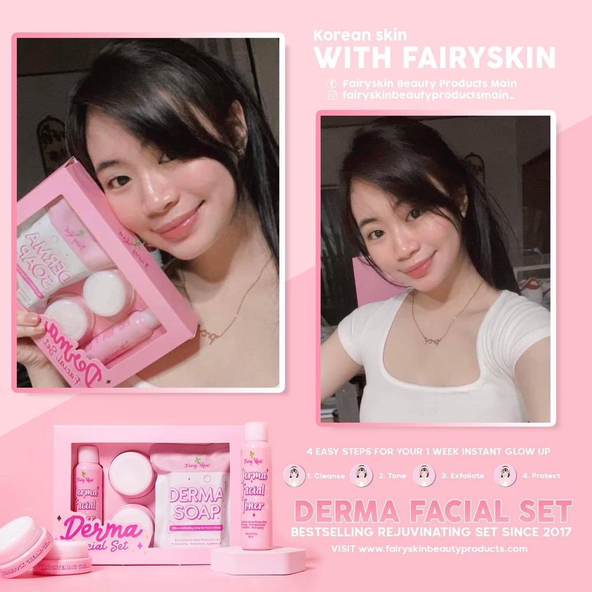Fairy Skin Derma Facial Set (New Look) - La Belleza AU Skin & Wellness