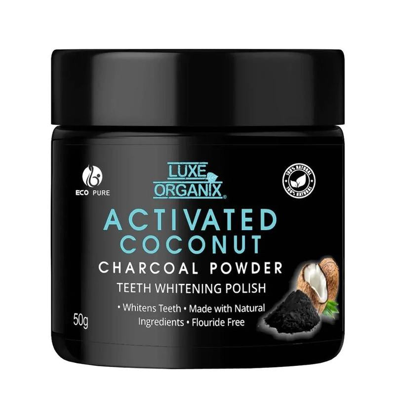 Luxe Organix Activated Coconut Charcoal Powder 50g - La Belleza AU Skin & Wellness