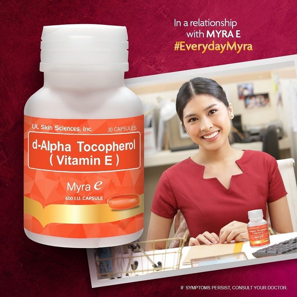 Myra®️e d-Alpha Tocopherol Vitamin E 400 I.U. Capsule - La Belleza AU Skin & Wellness