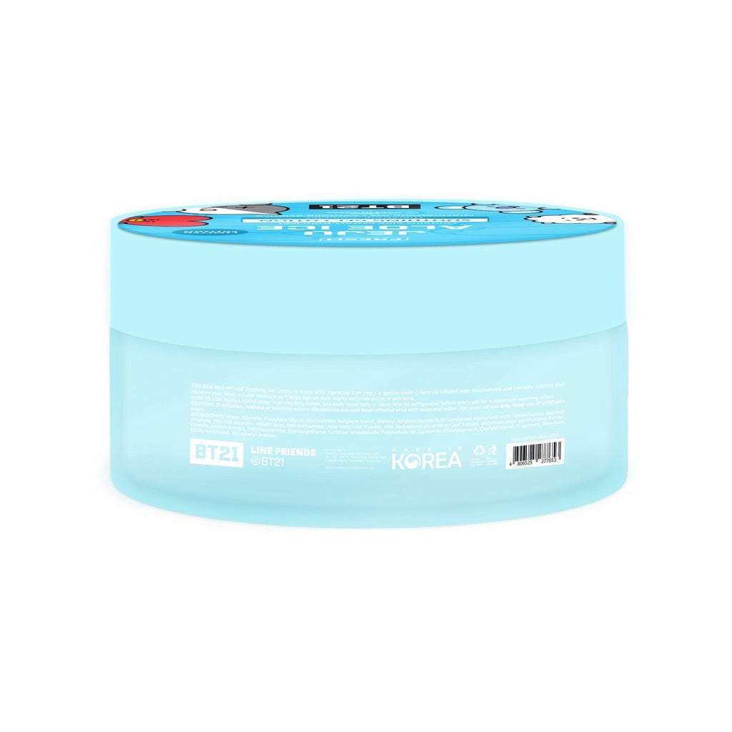 FRESH with BT21 Jeju Aloe Ice Soothing Gel Lotion 300ml (Limited Edition) - La Belleza AU Skin & Wellness