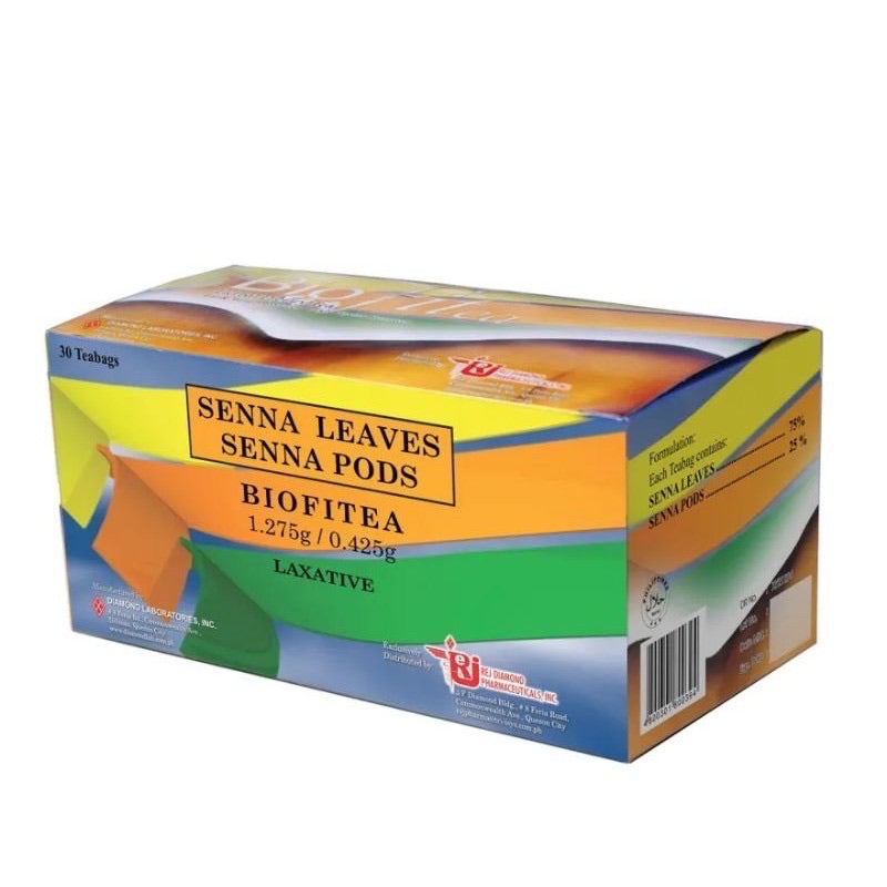 Biofitea Slimming Herbal Tea with Senna Leaves and Pods - 30 Teabags - La Belleza AU Skin & Wellness