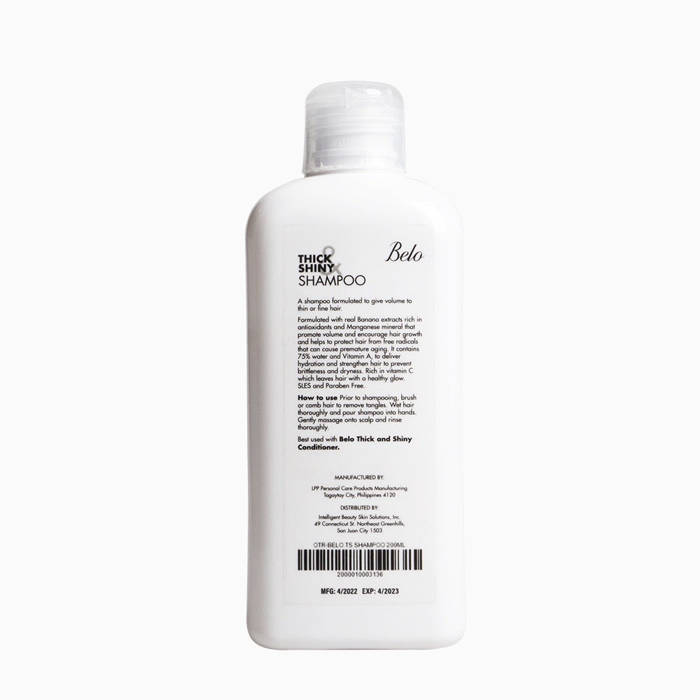 Belo Thick & Shiny Shampoo 200ml - La Belleza AU Skin & Wellness