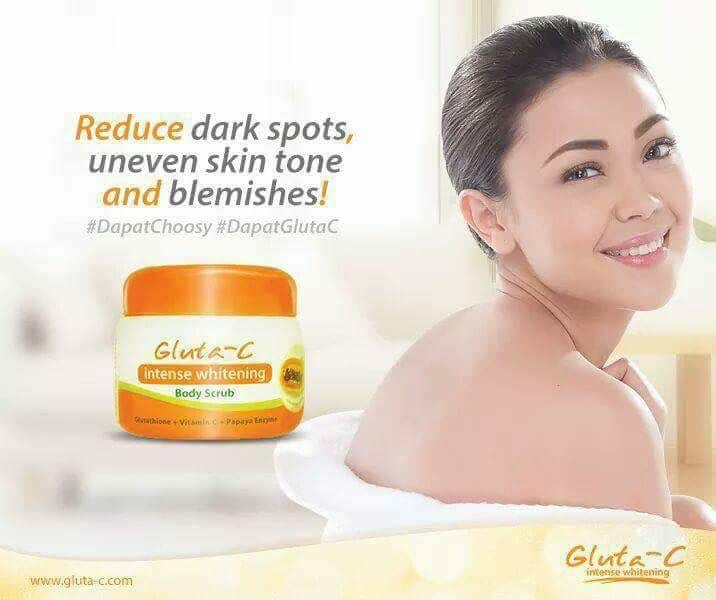 Gluta-C Intense Whitening Body Scrub with Glutathione, Vit C & Papaya 250g - La Belleza AU Skin & Wellness