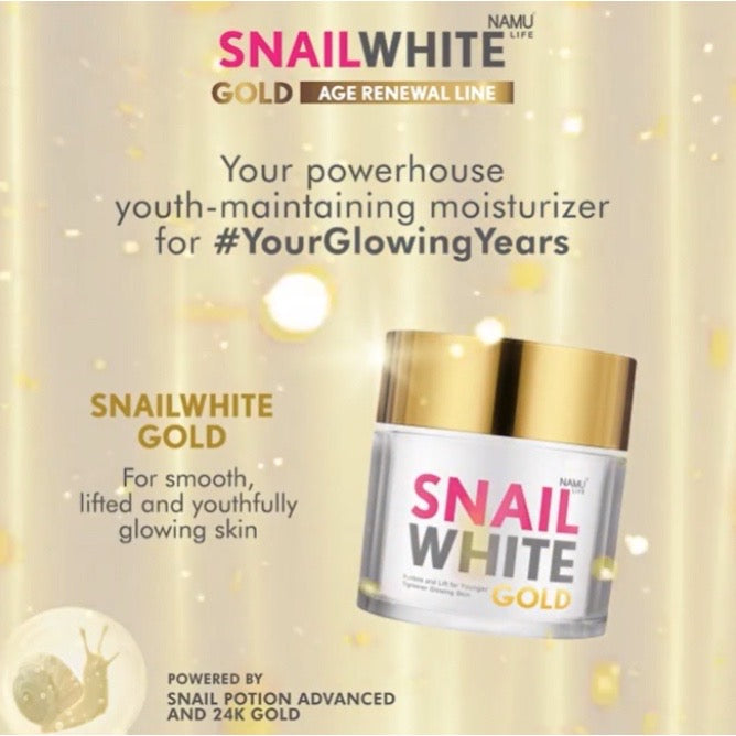 SNAILWHITE Gold Advanced Cream Retinol + Bakuchiol 50ml (new packaging label) - La Belleza AU Skin & Wellness