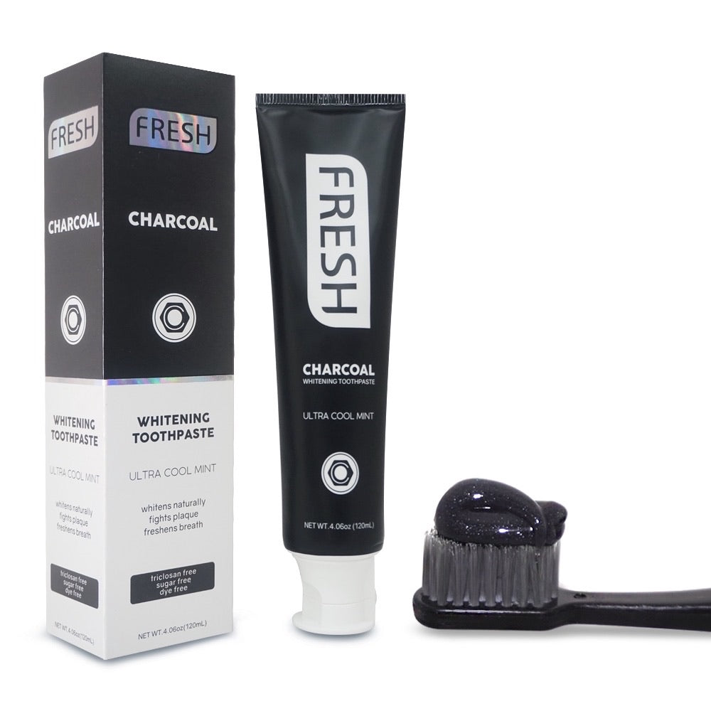 Fresh Charcoal Whitening Toothpaste 120ml - La Belleza AU Skin & Wellness