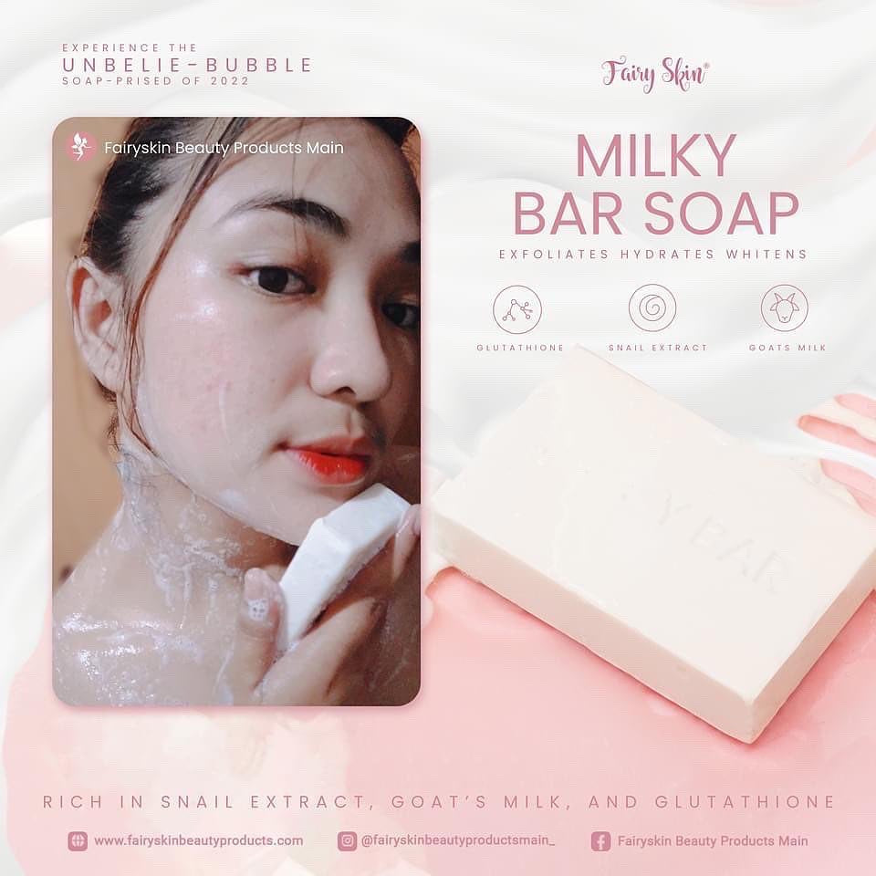 Fairy Skin Milky Bar Soap - La Belleza AU Skin & Wellness