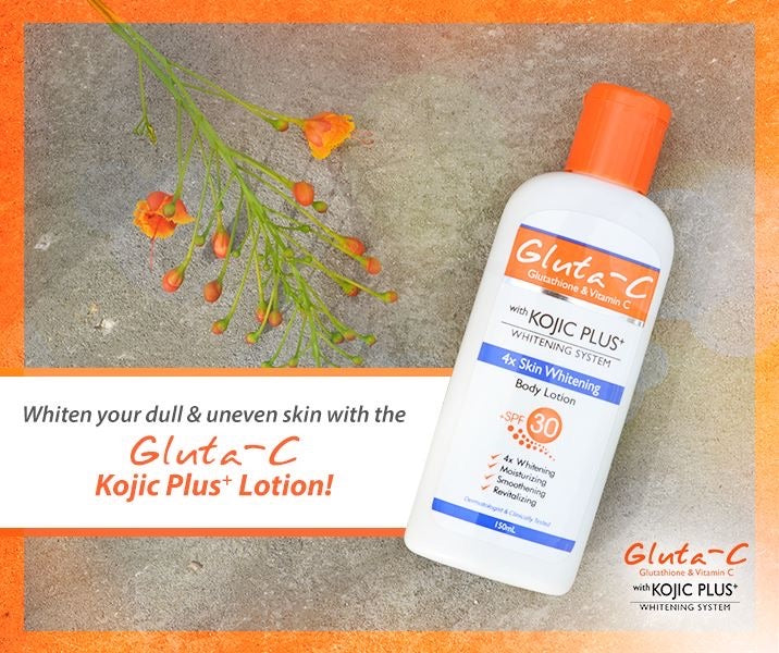 Gluta-C Glutathione & Vitamin C with Kojic Plus+ Whitening System Body Lotion 150ml - La Belleza AU Skin & Wellness