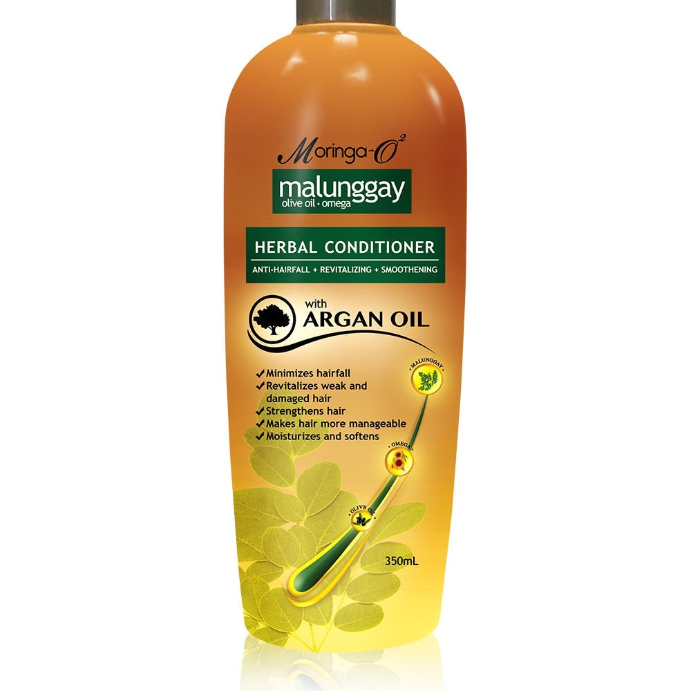 Moringa-O2 Herbal Anti-Hairfall Conditioner with Argan Oil 350ml - La Belleza AU Skin & Wellness