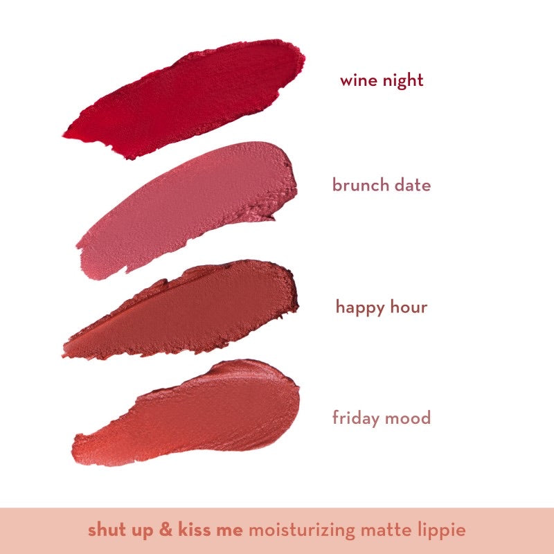 Happy Skin Shut Up & Kiss Me Moisturizing Matte Lippie - La Belleza AU Skin & Wellness