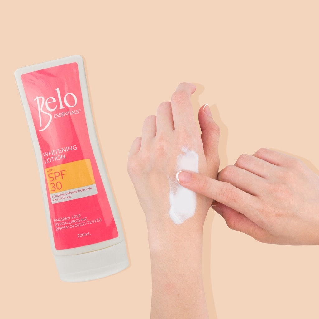 Belo Essentials Whitening Lotion W/ SPF30 200ml - La Belleza AU Skin & Wellness