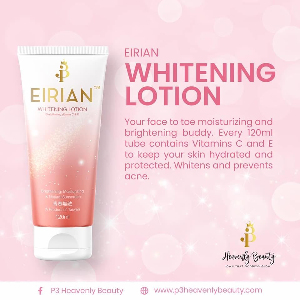 Eirian Whitening Lotion 120ml - La Belleza AU Skin & Wellness