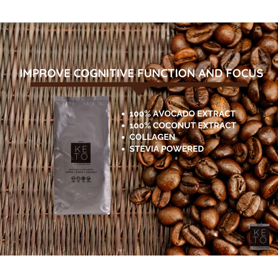 GMAX KETO COFFEE MIX  500 GRAMS PACK MAKES 30 CUPS - La Belleza AU Skin & Wellness