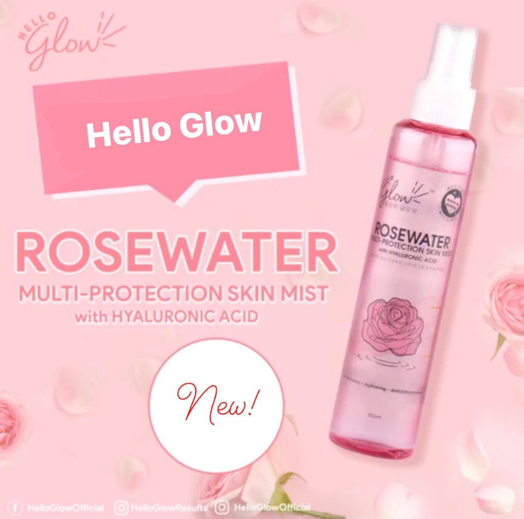 Hello Glow Rosewater Mist with Hyaluronic Acid 150ml - La Belleza AU Skin & Wellness