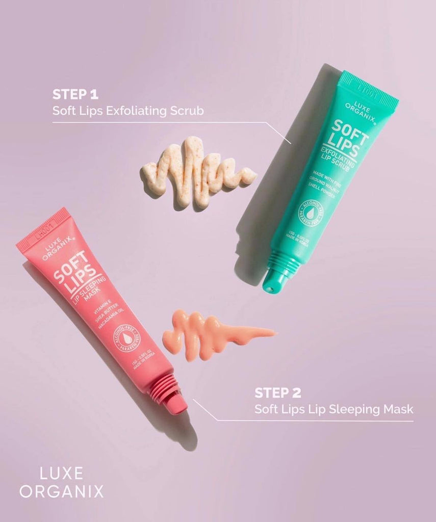 Luxe Organix Smooth Lips Exfoliating Lip Scrub 15g - La Belleza AU Skin & Wellness
