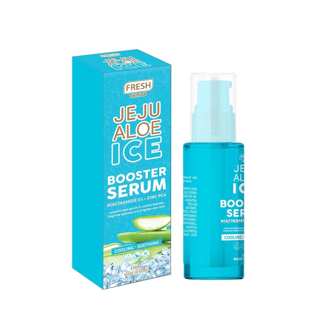 Fresh Skinlab Jeju Aloe Ice Booster Serum 30ml - La Belleza AU Skin & Wellness