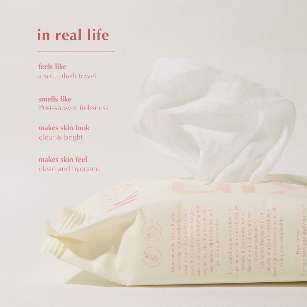 blk skin Brightening & Soothing Makeup Removing Wipes +Niacinamide - La Belleza AU Skin & Wellness
