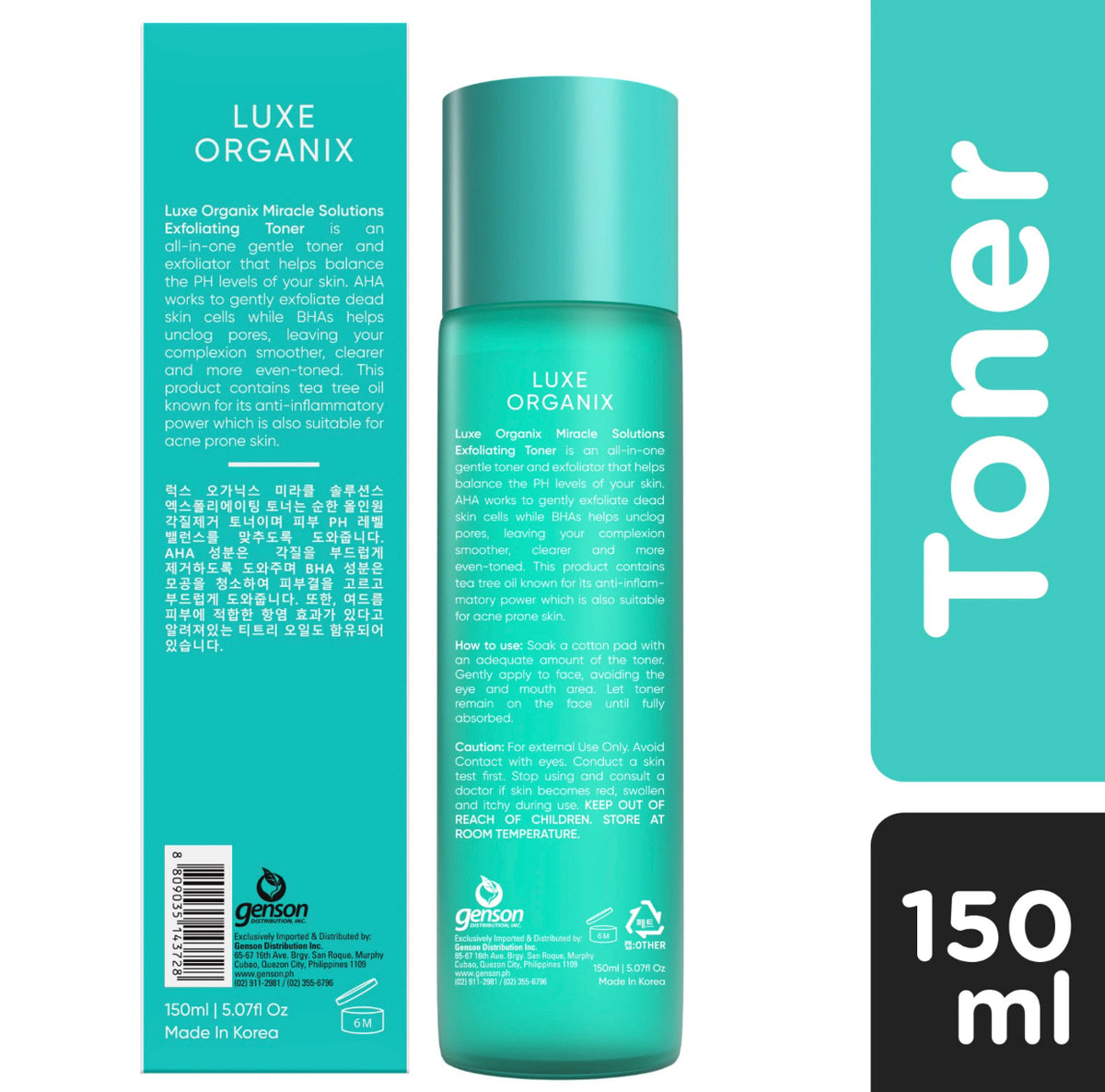 Miracle AHA/BHA Pore Clarifying Treatment Toner 150ml (New Packaging) - La Belleza AU Skin & Wellness
