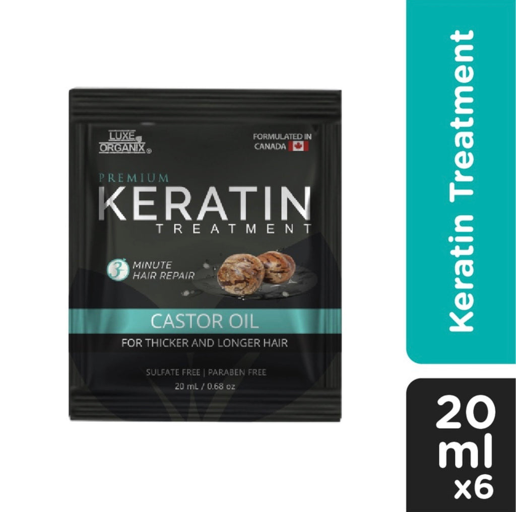 Premium Keratin Treatment Castor Oil For Thicker And Longer Hair 6s - La Belleza AU Skin & Wellness