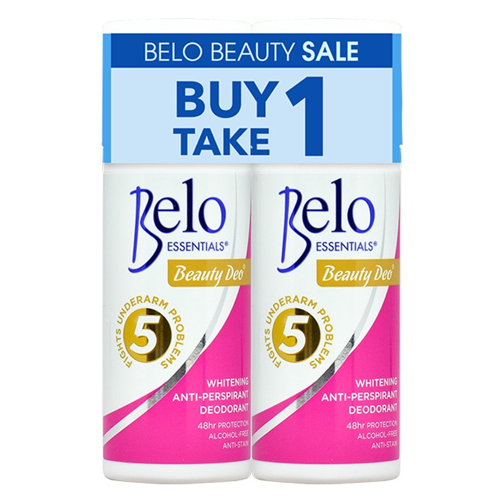 B1T1 Belo Whitening Beauty Deo Roll On (40mL x 2) EXP Aug 2023 - La Belleza AU Skin & Wellness